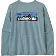 Patagonia P-6 Logo Responsibili-Tee Langarmshirt Damen blue-sage Produktbild 0