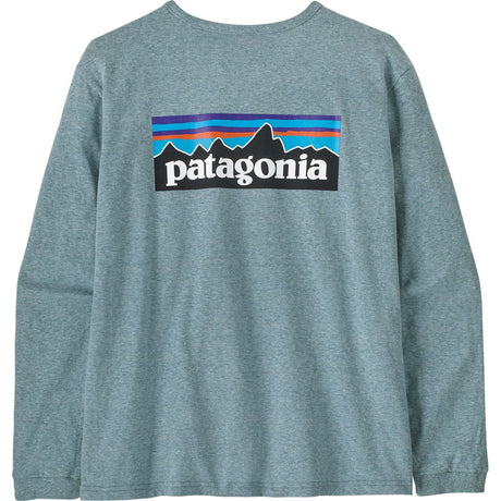Patagonia P-6 Logo Responsibili-Tee Langarmshirt Damen blue-sage Produktbild 0