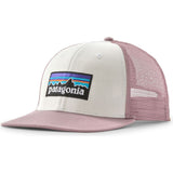 Patagonia P-6 Logo Trucker Cap white w quiet violet Produktbild 0