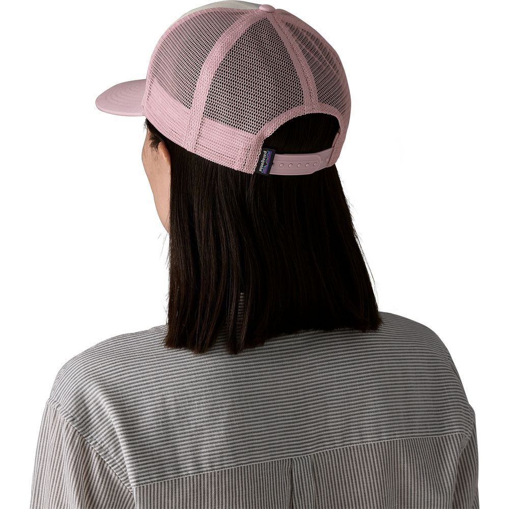 Patagonia P-6 Logo Trucker Cap white w quiet violet Produktbild 2
