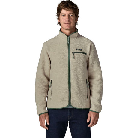 Patagonia Retro Pile Jacket Fleecejacke Herren pelican / canopy-green Produktbild 1