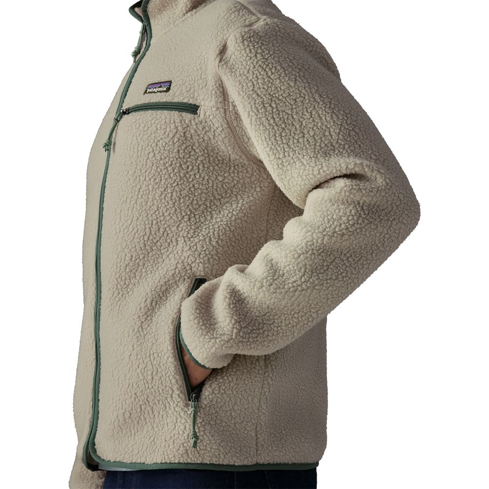 Patagonia Retro Pile Jacket Fleecejacke Herren pelican / canopy-green Produktbild 3