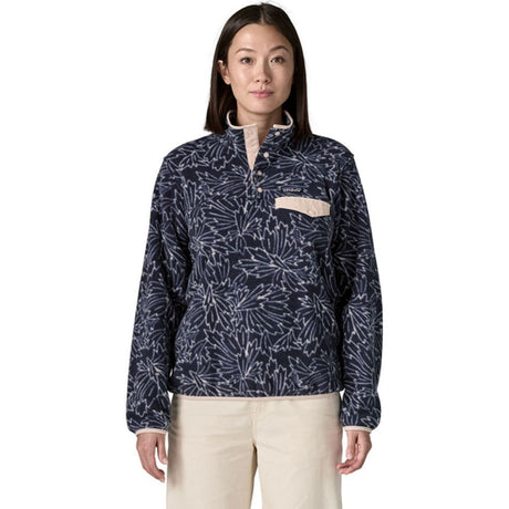 Patagonia Synch Snap-T Fleecepullover Damen saxifrage / sunken-blue Produktbild 1