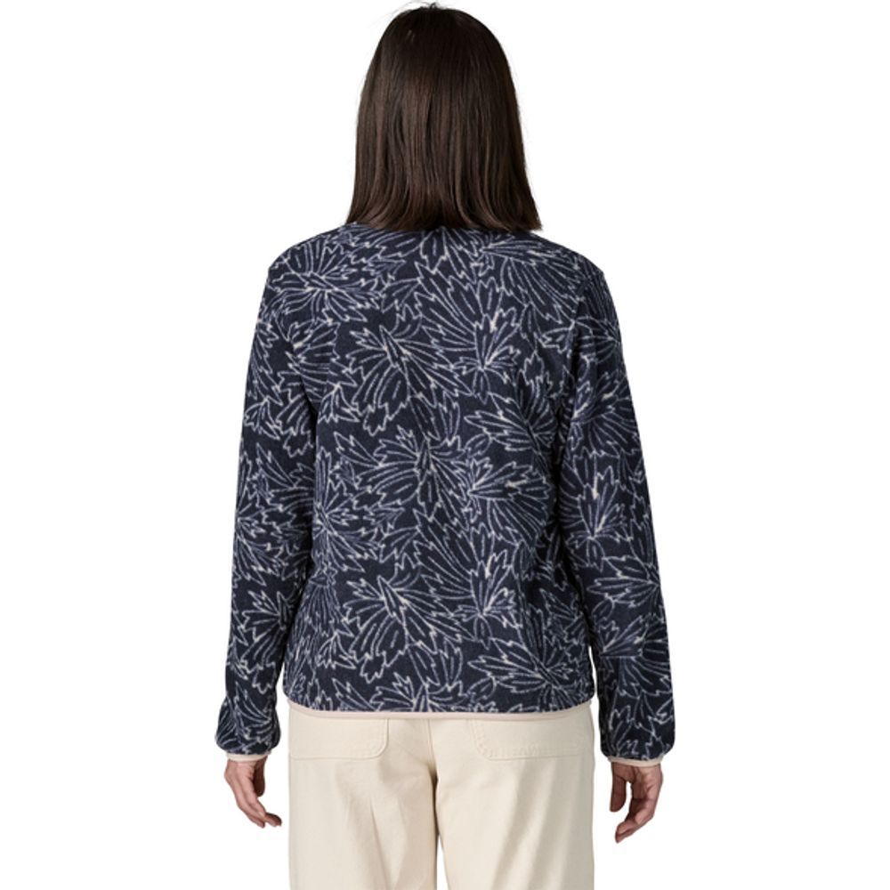 Patagonia Synch Snap-T Fleecepullover Damen saxifrage / sunken-blue Produktbild 2
