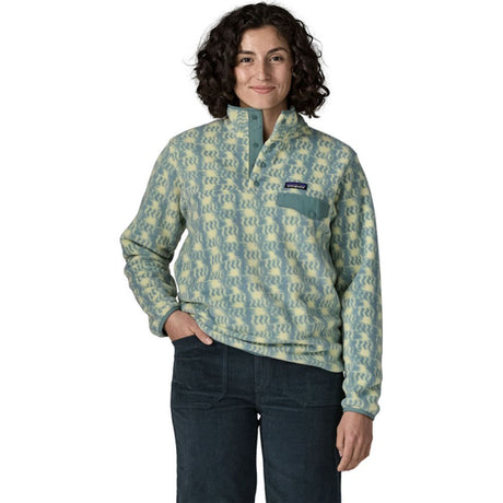 Patagonia Synch Snap-T Fleecepullover Damen sun-quilt:-blue-sage Produktbild 1