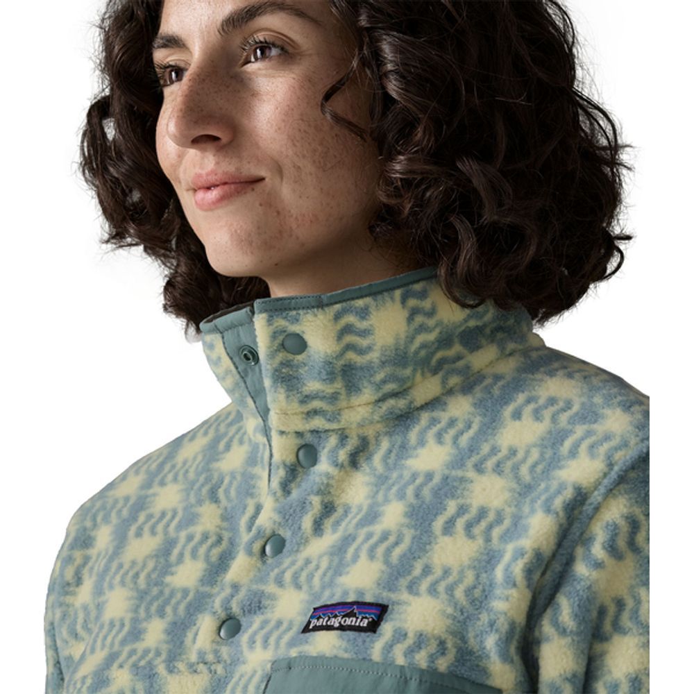 Patagonia Synch Snap-T Fleecepullover Damen sun-quilt:-blue-sage Produktbild 3