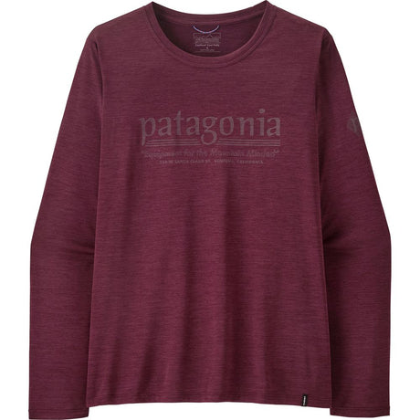 Patagonia Womens Cap Cool Daily Shirt Hut Tripper Langarmshirt Damen berry-fig / light-berry-fig-x-dye Produktbild 0
