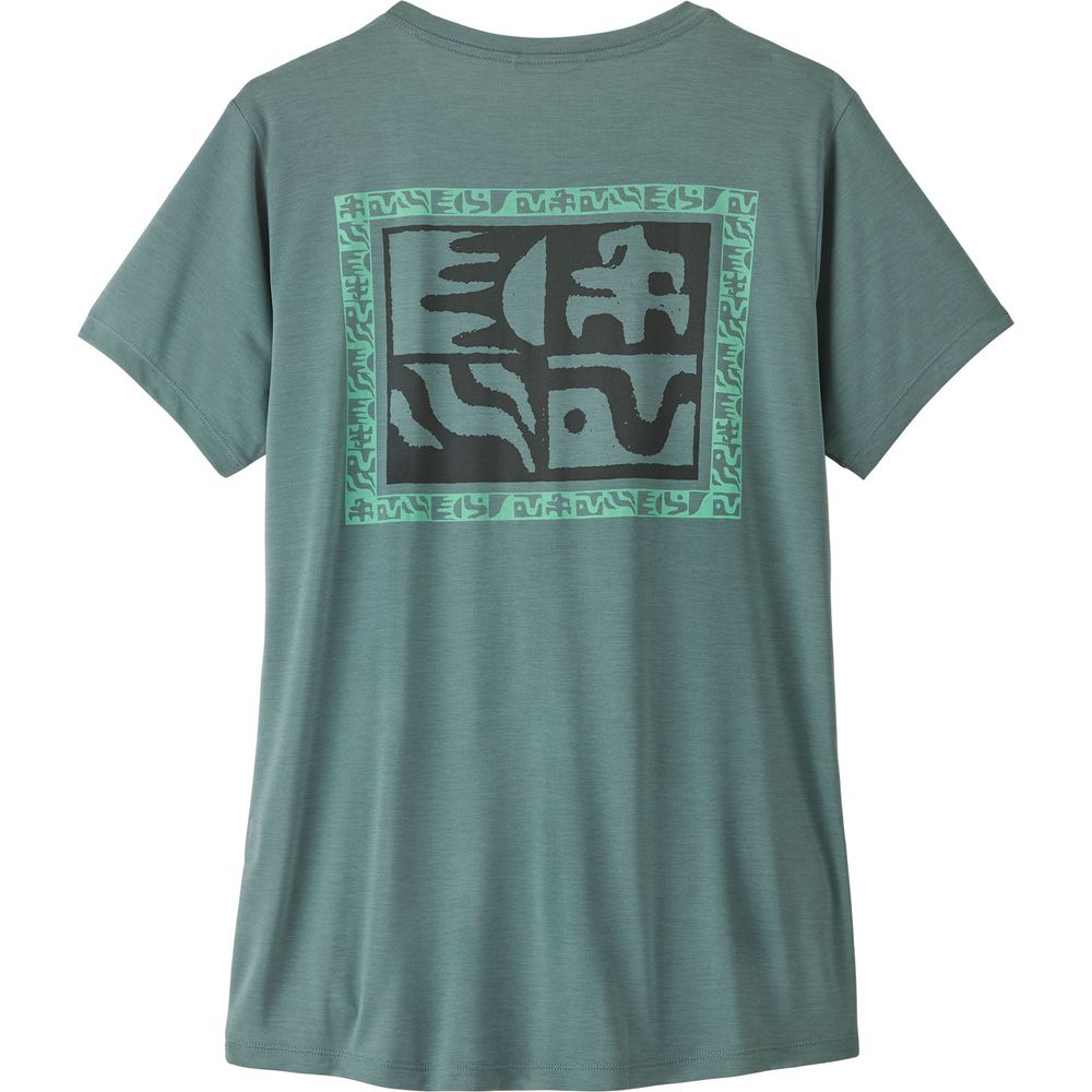 Patagonia W's Cap Cool Daily Damen Funktionsshirt - Mother Rays shore blue-light shore blue x dye Produktbild 1
