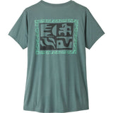 Patagonia W's Cap Cool Daily Damen Funktionsshirt - Mother Rays shore blue-light shore blue x dye Produktbild 1
