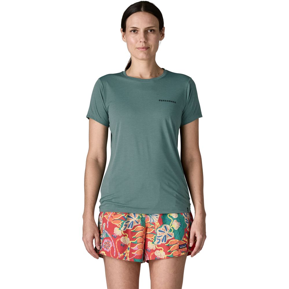 Patagonia W's Cap Cool Daily Damen Funktionsshirt - Mother Rays shore blue-light shore blue x dye Produktbild 2