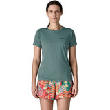 Patagonia W's Cap Cool Daily Damen Funktionsshirt - Mother Rays shore blue-light shore blue x dye Produktbild 2