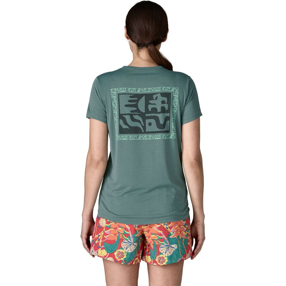 Patagonia W's Cap Cool Daily Damen Funktionsshirt - Mother Rays shore blue-light shore blue x dye Produktbild 3