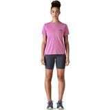 Patagonia W's Cap Cool Daily Graphic Damen T-Shirt '73 skyline: brisk purple x dye Produktbild 3
