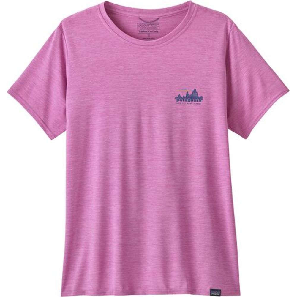 Patagonia W's Cap Cool Daily Graphic Damen T-Shirt '73 skyline: brisk purple x dye Produktbild 4