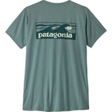 Patagonia W’s Capilene Cool Daily Damen Funktionsshirt - Boardshort Logo blue sage-light blue sage x dye Produktbild 1