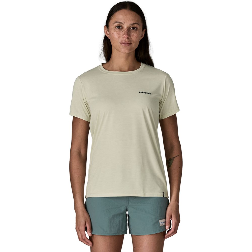 Patagonia W’s Capilene Cool Daily Damen Funktionsshirt - Boardshort Logo dyno white Produktbild 2