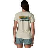 Patagonia W’s Capilene Cool Daily Damen Funktionsshirt - Boardshort Logo dyno white Produktbild 3