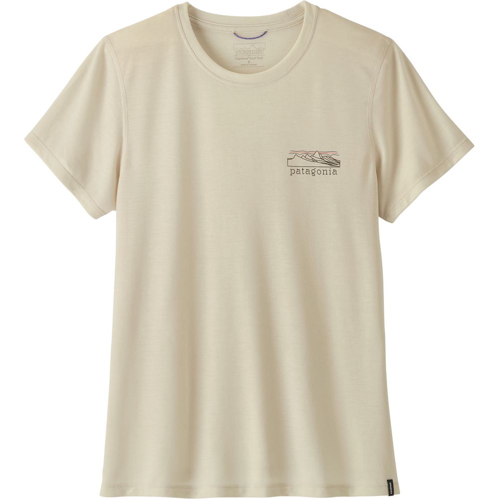 Patagonia W's Capilene Cool Trail Damen T-Shirt - Stratapeaks dyno white Produktbild 0