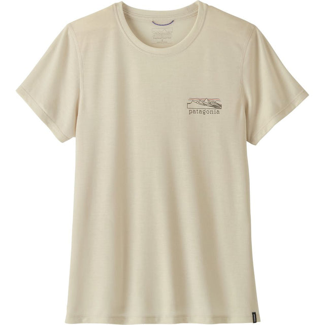 Patagonia W's Capilene Cool Trail Damen T-Shirt - Stratapeaks dyno white Produktbild 0