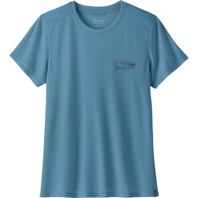 Patagonia W's Capilene Cool Trail Damen T-Shirt - Stratapeaks shore blue Produktbild 0