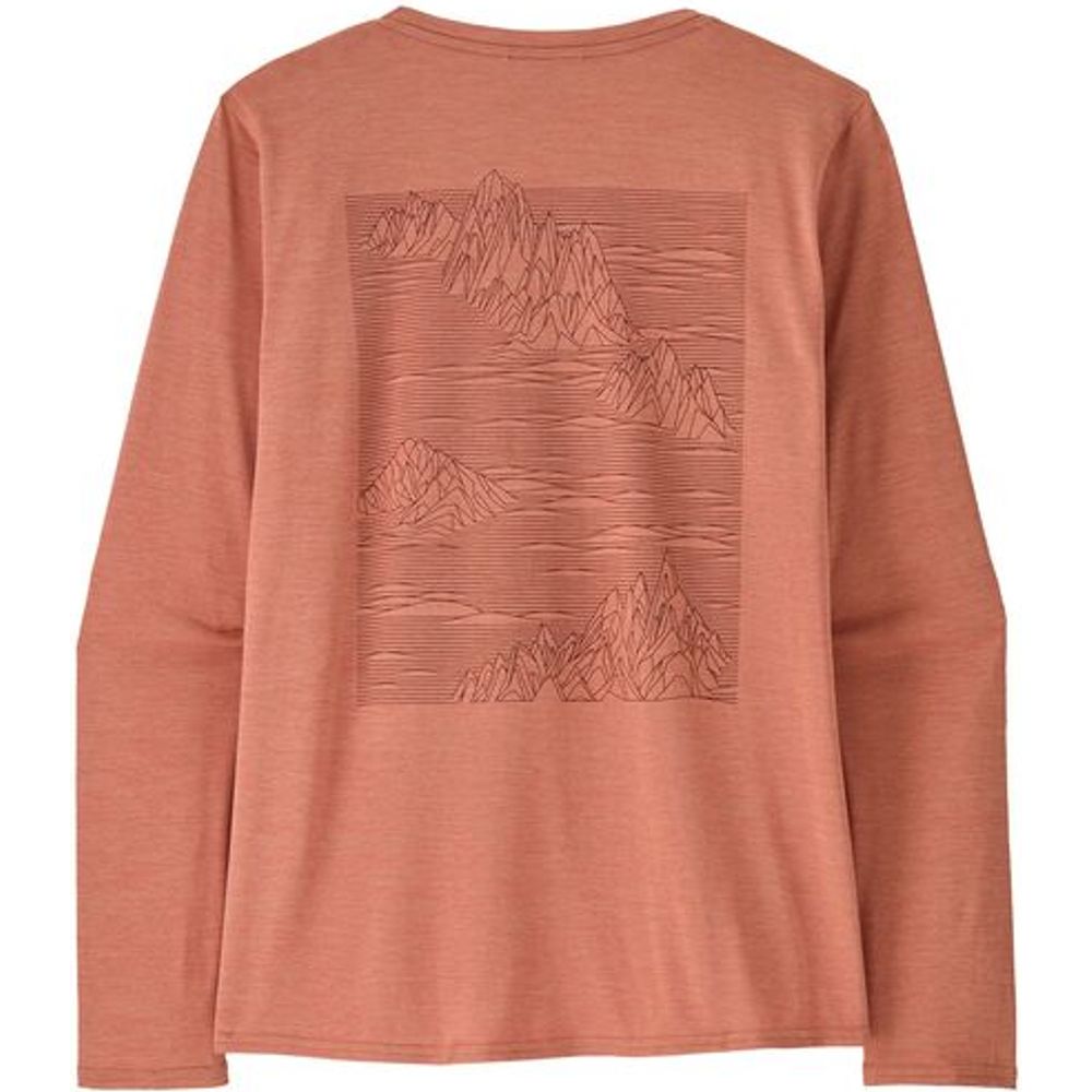 Patagonia W's L/s Cap Cool Daily Graphic Shirt strataspire: moment pink x dye Produktbild 0