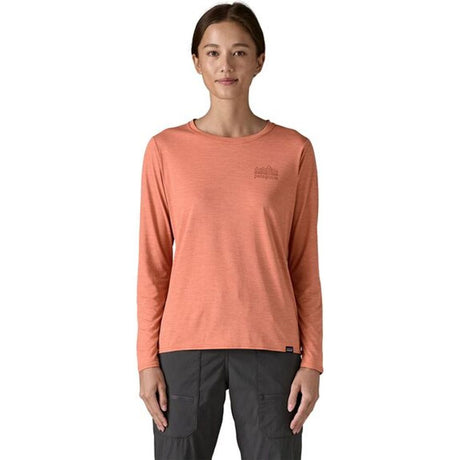 Patagonia W's L/s Cap Cool Daily Graphic Shirt strataspire: moment pink x dye Produktbild 1