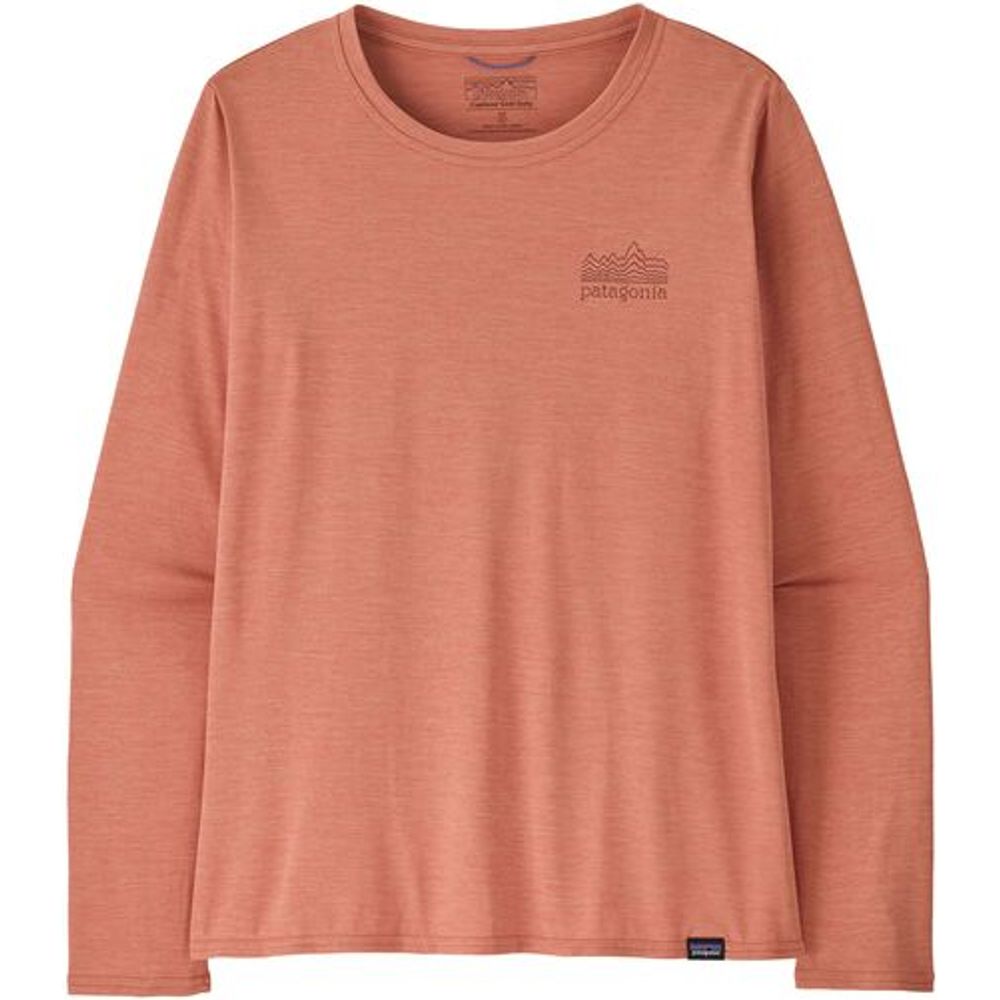 Patagonia W's L/s Cap Cool Daily Graphic Shirt strataspire: moment pink x dye Produktbild 4