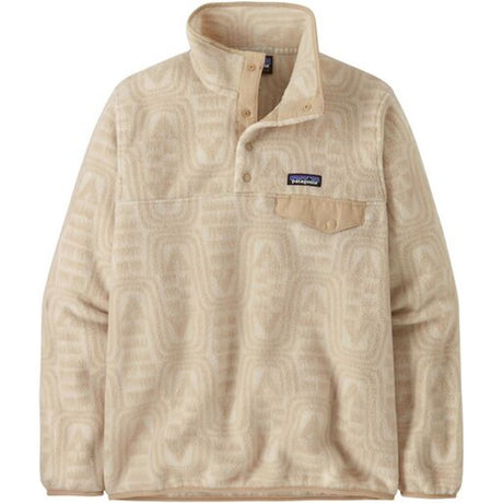 Patagonia W's LW Synch Snap-t P/o Damen Fleecepullover flow: dyno white Produktbild 0