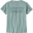 Patagonia W's P-6 Logo Responsibili Damen T-Shirt p-6 outline: virtually blue Produktbild 0