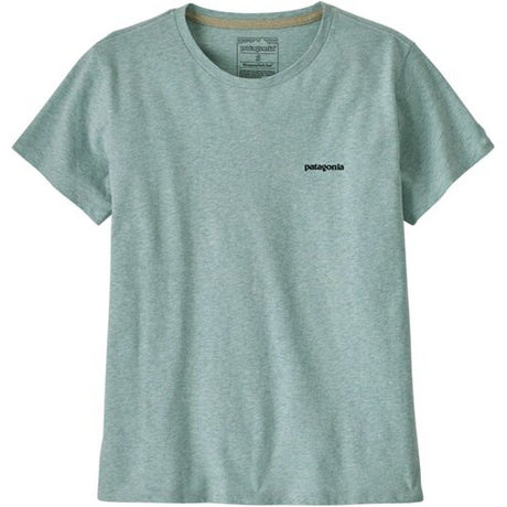 Patagonia W's P-6 Logo Responsibili Damen T-Shirt p-6 outline: virtually blue Produktbild 1