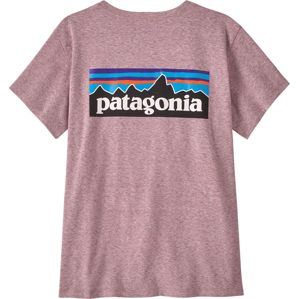 Patagonia W's P-6 Logo Responsibili Damen T-Shirt quiet violet Produktbild 1
