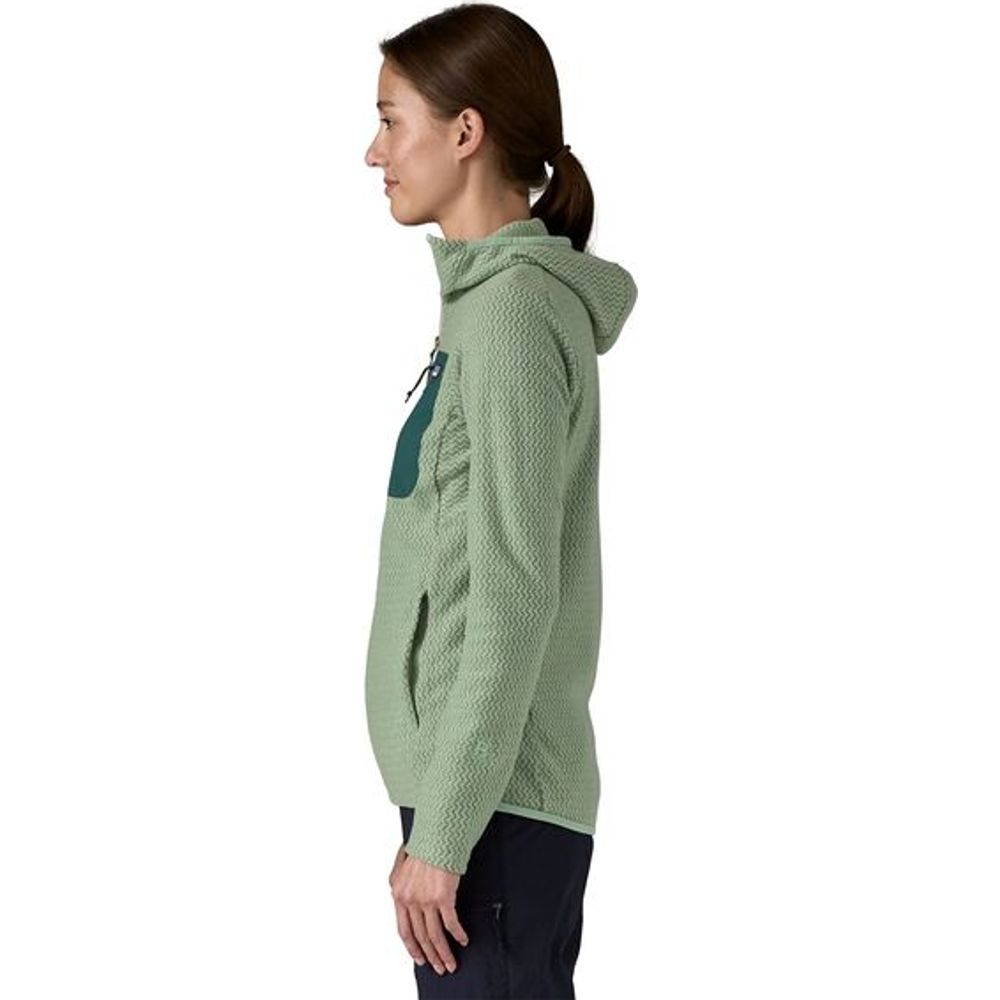 Patagonia W's R1 Air Full-zip Hoody Damen Fleecejacke ellwood green Produktbild 4