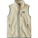 Patagonia W's Retro Pile Damen Weste natural w ellwood green Produktbild 0