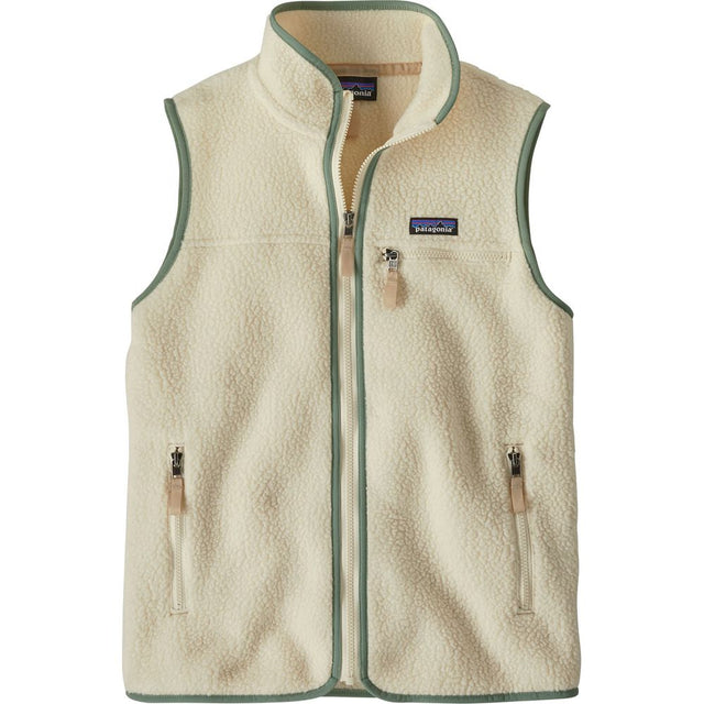 Patagonia W's Retro Pile Damen Weste natural w ellwood green Produktbild 0