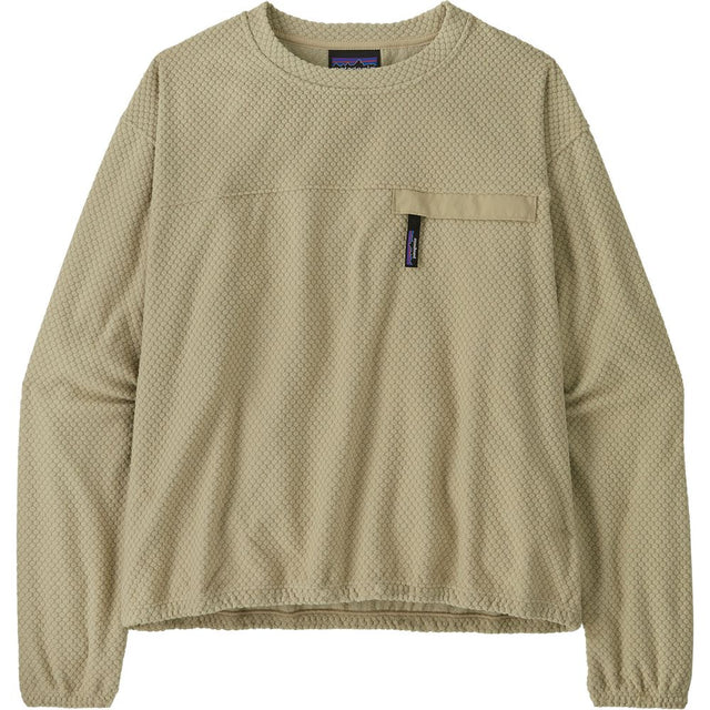 Patagonia Ws Textured Fleece Crewneck Damen Pullover weathered stone Produktbild 0