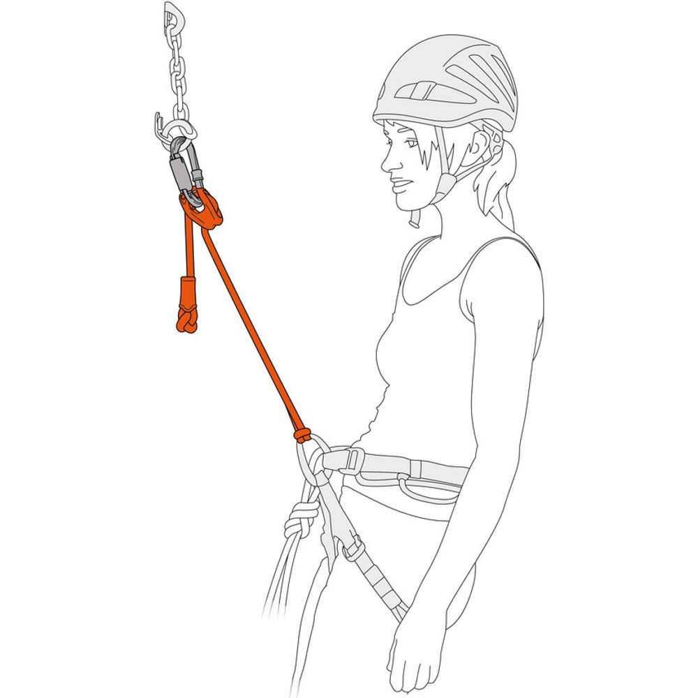 Petzl Connect Adjust orange Produktbild 1