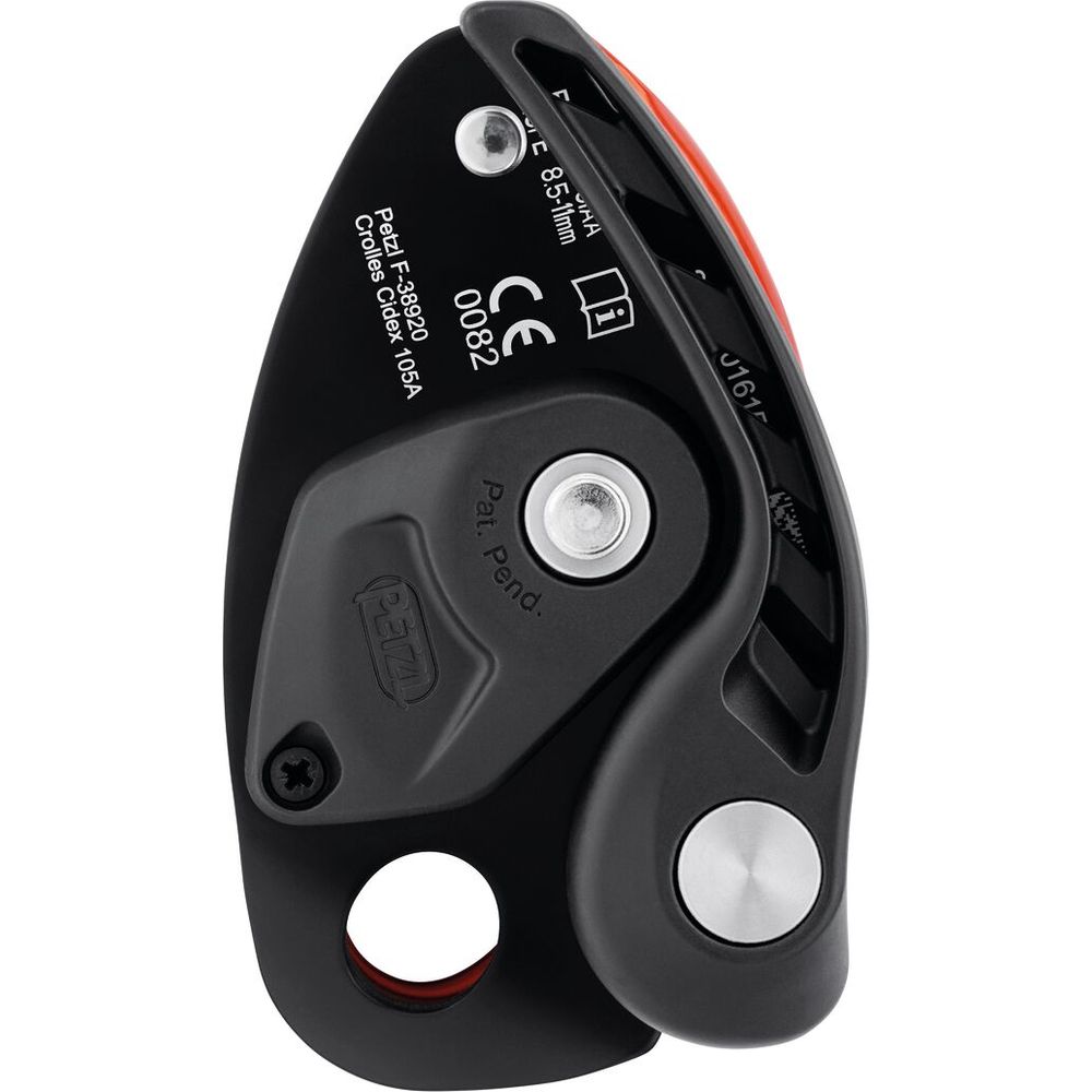 Petzl Neox Halbautomat Sicherungsgerät schwarz Produktbild 1