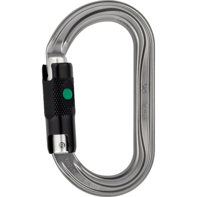 Petzl OK Ball-Lock Verschlußkarabiner grau Produktbild 0