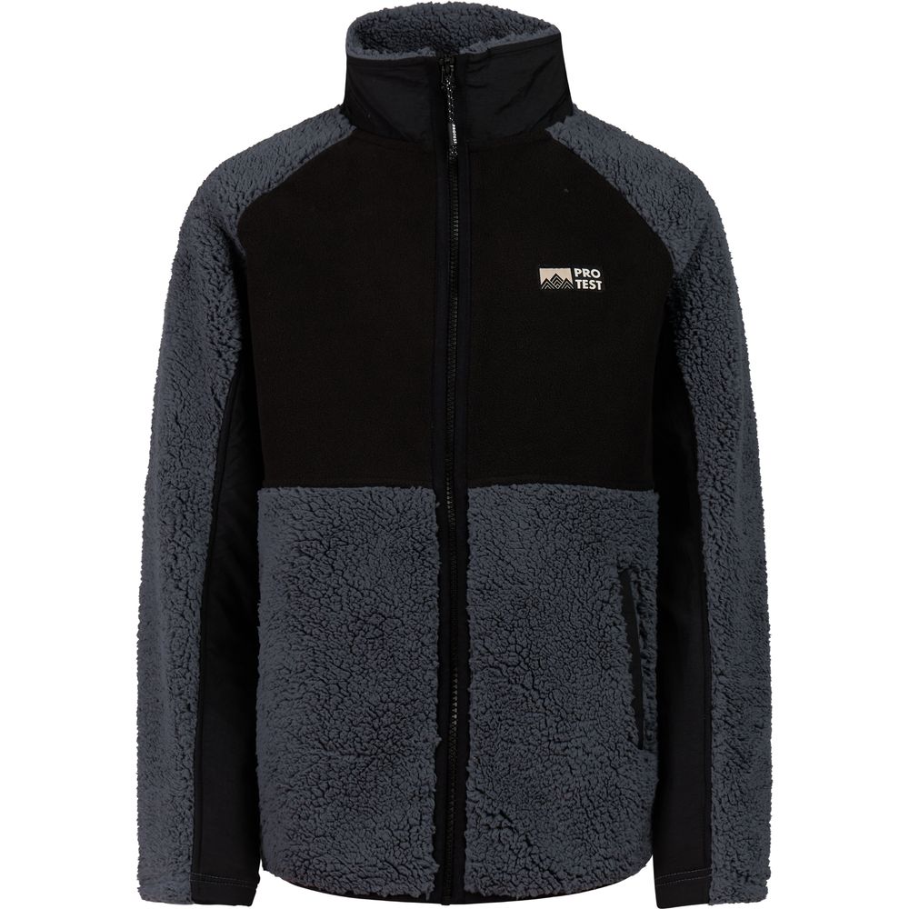 Protest Prtluc Jr Full Zip Top Kinder Fleecejacke true-black Produktbild 0