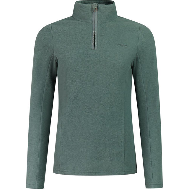 Protest Prtremutez 1/4 Zip Active Top Damen Fleecepullover evergreen Produktbild 0