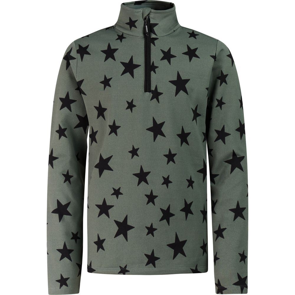 Protest Prttopsy Jr 1/4 Zip Active Top Kinder Skipullover evergreen Produktbild 0
