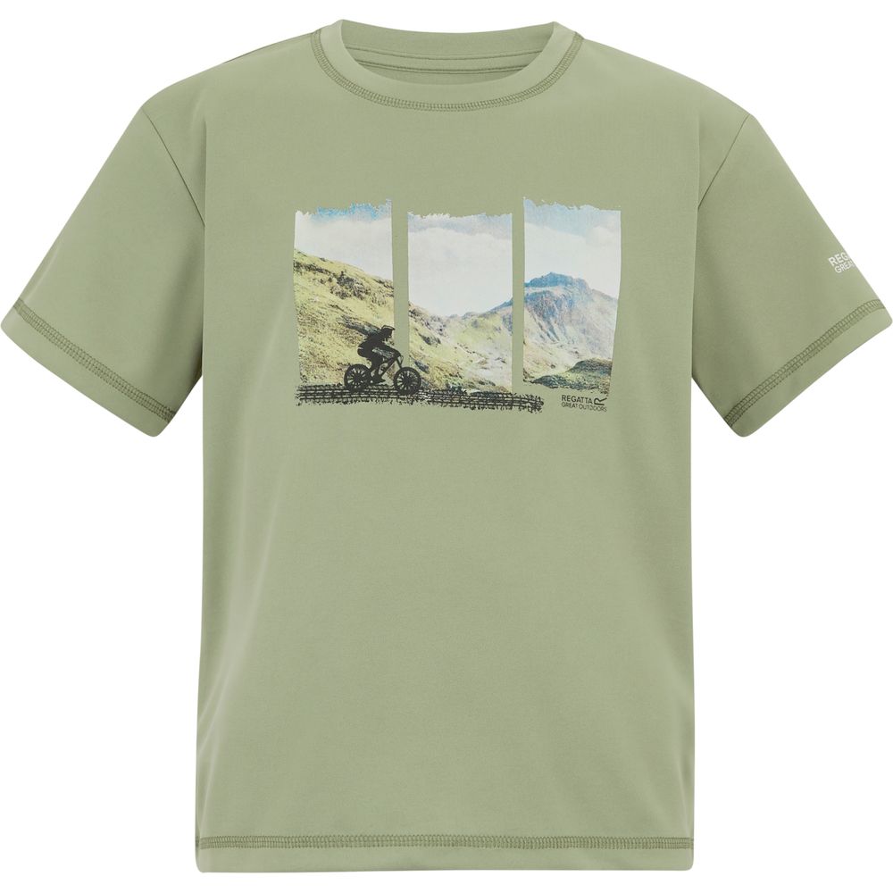 Regatta Alvarado Funktionsshirt Kinder light-sage Produktbild 0