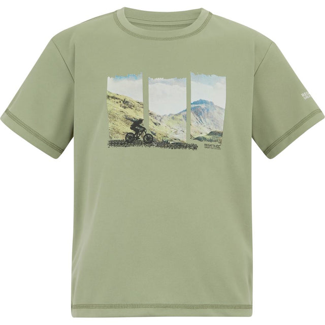 Regatta Alvarado Funktionsshirt Kinder light-sage Produktbild 0