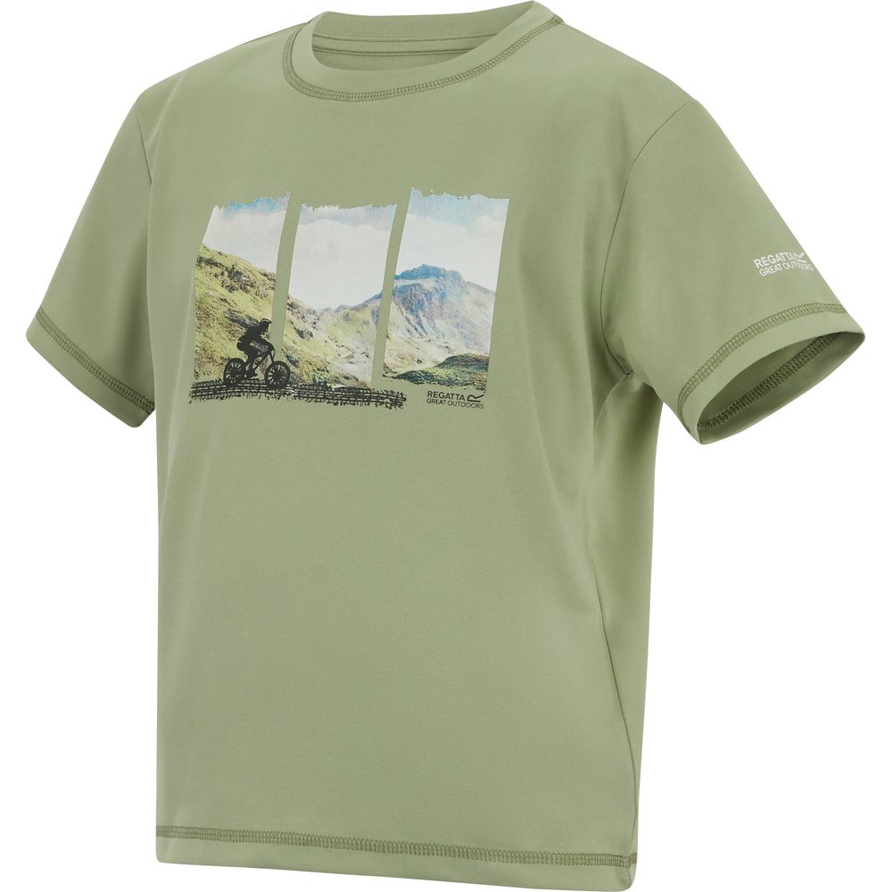 Regatta Alvarado Funktionsshirt Kinder light-sage Produktbild 2