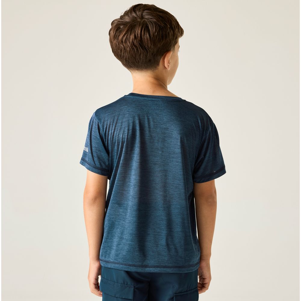 Regatta Alvarado Funktionsshirt Kinder navy-marl Produktbild 4