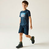 Regatta Alvarado Funktionsshirt Kinder navy-marl Produktbild 5