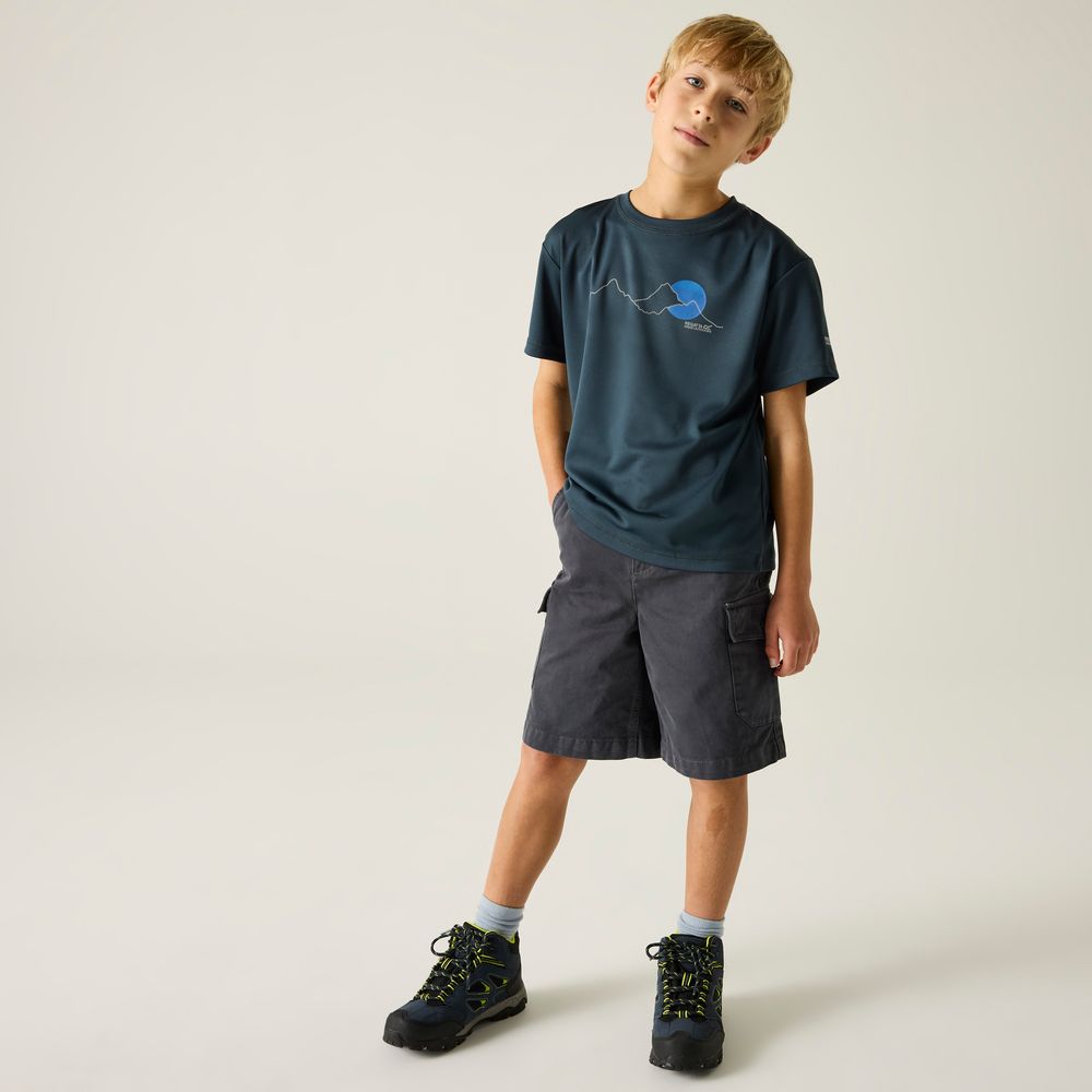 Regatta Alvarado Funktionsshirt Kinder night-sky Produktbild 5