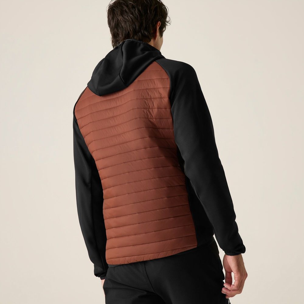 Regatta Andreson Herren Hybrid-Isolationsjacke burnthen-blk Produktbild 1