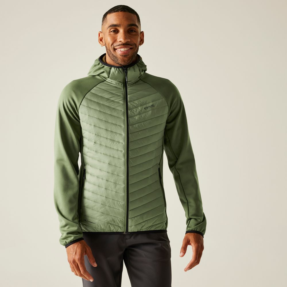 Regatta Andreson Hybrid Herren Isolationsjacke oilgrn olini Produktbild 3
