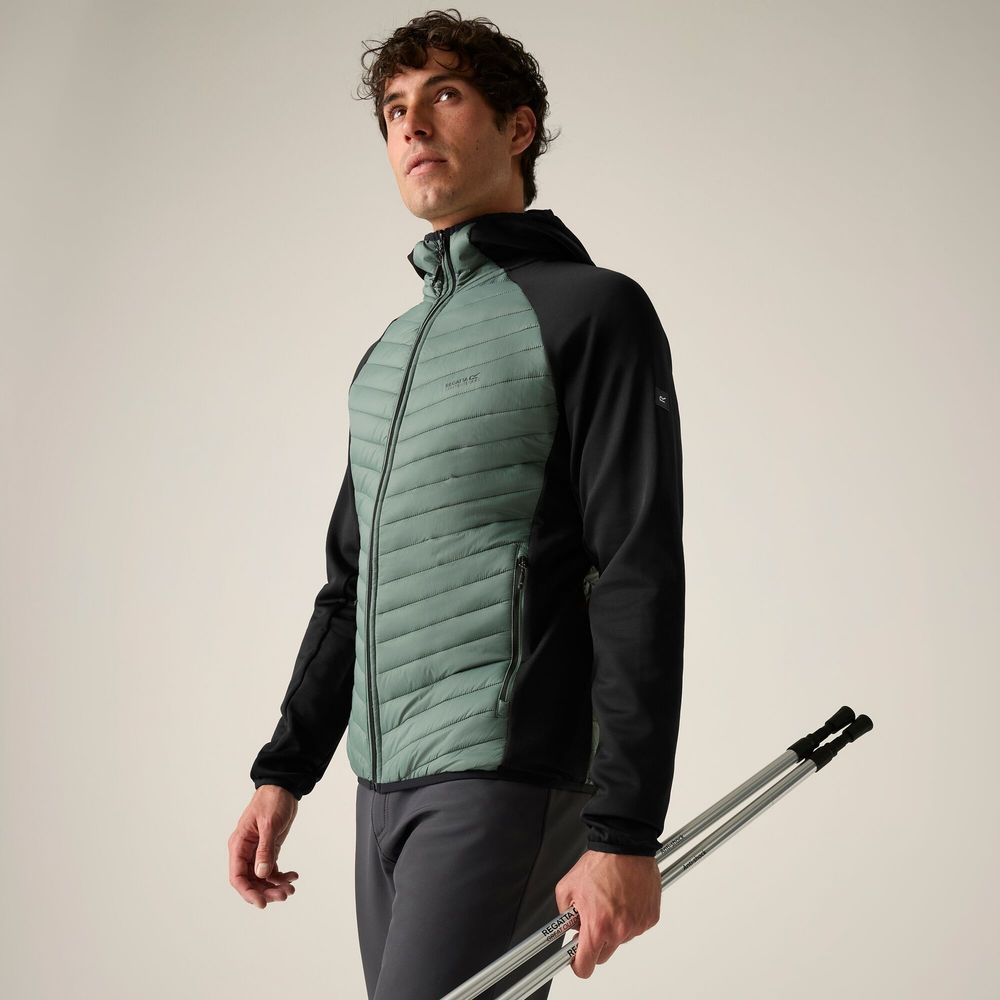Regatta Andreson Hybrid Isolationsjacke Herren dkfrstgr-blk Produktbild 3